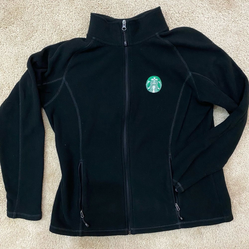 Starbucks Fleece Jacket Size L